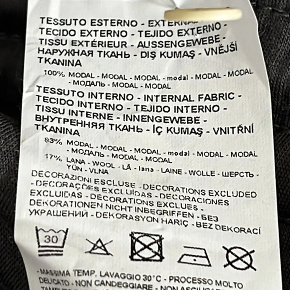 Emporio Armani Drawstring Waist Casual Pants in Gray - NWOT - Size XL - Picture 9 of 9